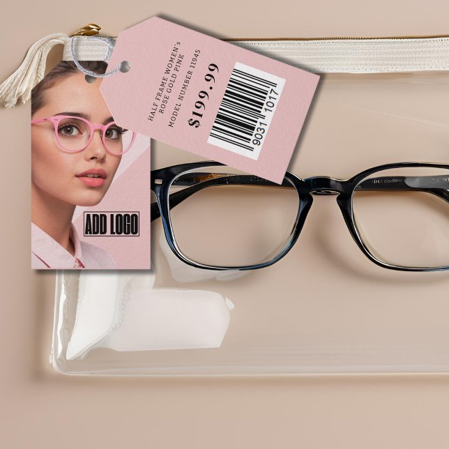 Étiquette Optométriste Oeil d'entreprise Code-barr (Créateur téléchargé)