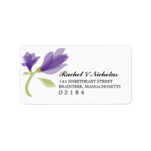 Étiquette Parfum Freesia Petals   Adresse postale
