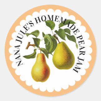 Étiquette Pear Jam Preserve