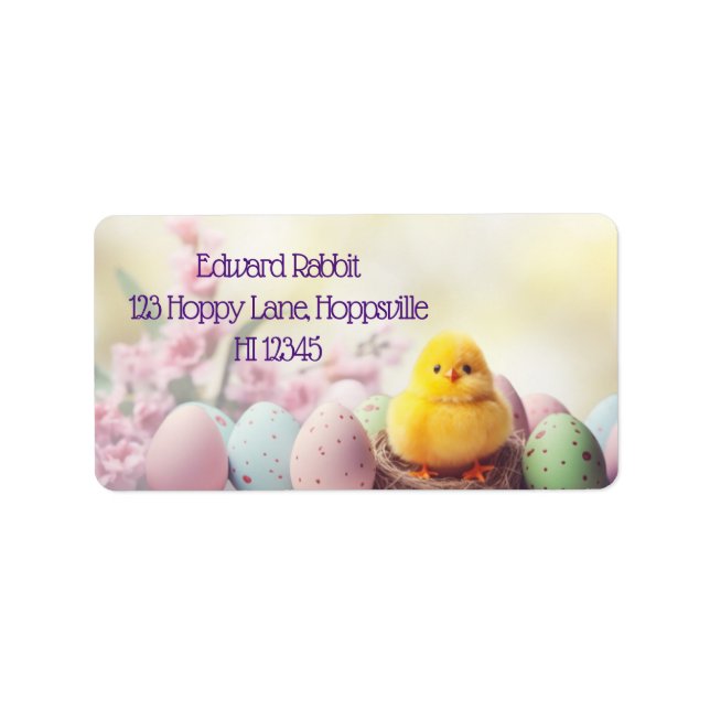 Étiquette Peeps & Packages : Sweet Easter Delivery (Devant)