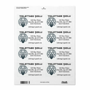 Étiquette personnalisable