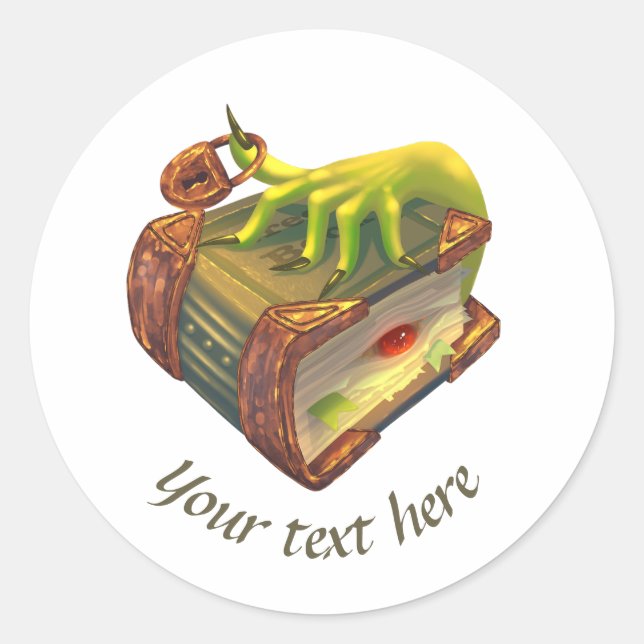 Étiquette personnalisable magique design moderne (Devant)