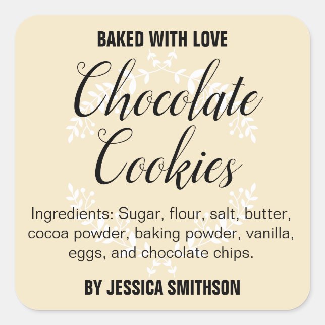 Étiquette personnalisé HM001_13sqv1 (Devant)