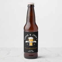 Étiquette personnalisée pour bouteille de bière - 