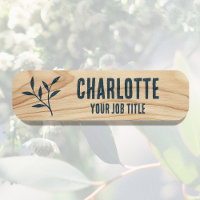 Étiquette personnalisée pour employés avec motif b