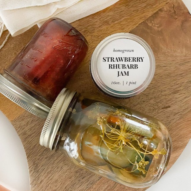 Étiquette personnalisée pour pot de nourriture mai (Créateur téléchargé)