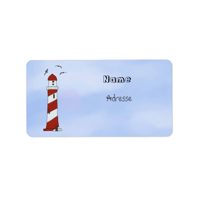 Étiquette Phare (Devant)