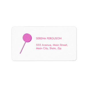 Étiquette Pink Lollypop