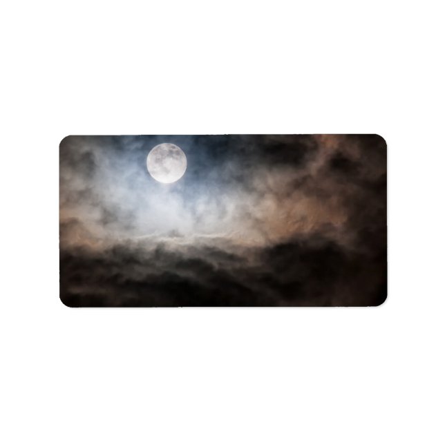 Étiquette Pleine lune (Devant)