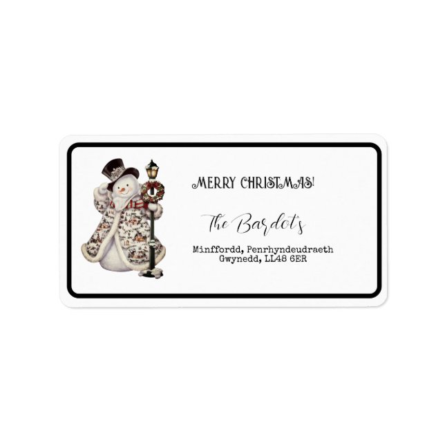 Étiquette Poche simple en motoneige (Devant)