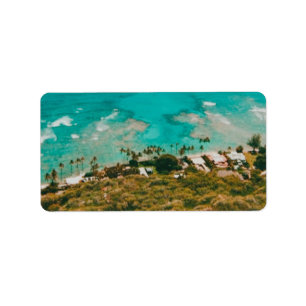 Étiquette Point de vue de la tête de diamant