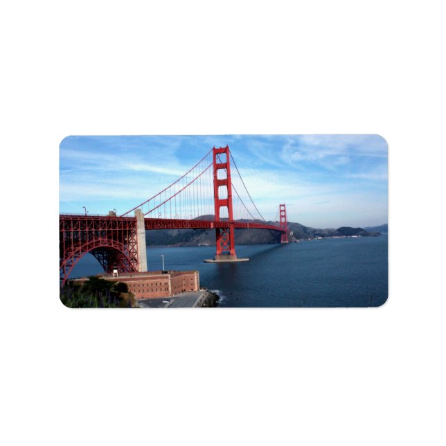 Étiquette Pont Golden Gate (Devant)