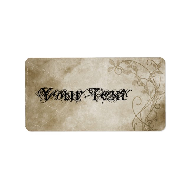 Étiquette Potion (Devant)