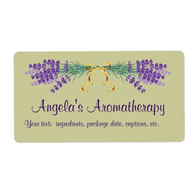 Étiquette Potpourri maison (Devant)