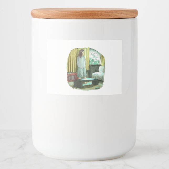 ÉTIQUETTE POUR BOCAUX さくににじ (Devant)