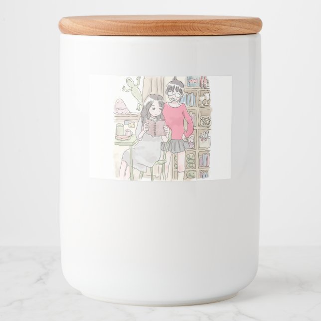 ÉTIQUETTE POUR BOCAUX さにむれじ (Devant)