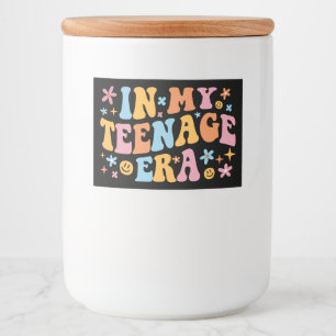 Étiquette Pour Bocaux À Mon Ère Adolescent I
