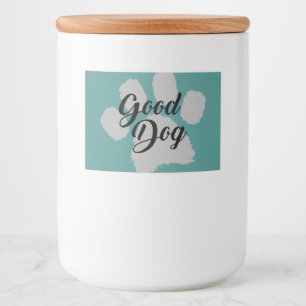 Étiquette Pour Bocaux Bon chien traitement Jar