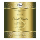 Boutique de Parties scintillant Or Luxury Initiale