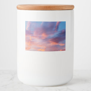 Étiquette Pour Bocaux ciel flirtant