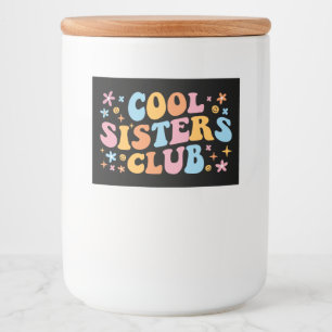 Étiquette Pour Bocaux Club des Sœurs Cool III