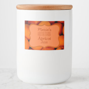 Étiquette Pour Bocaux Confiture d'abricot maison