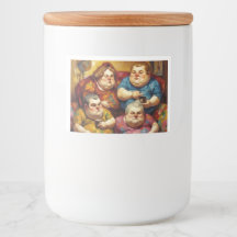 Cozy Family Jar Label