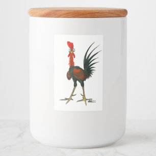 Étiquette Pour Bocaux Crazy rooster