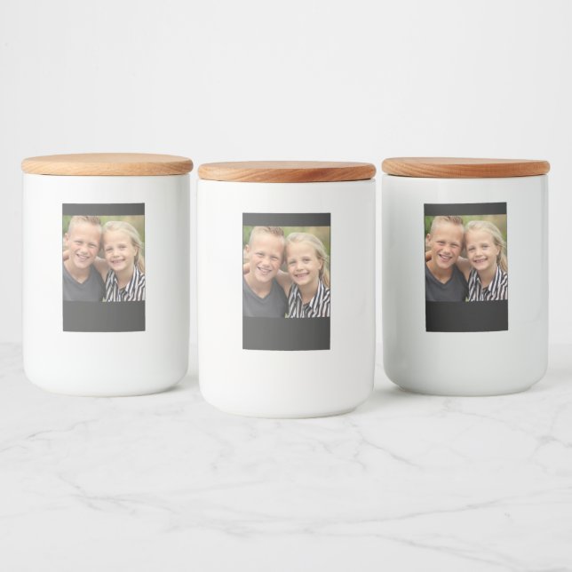 Étiquette Pour Bocaux Create Your Own Photo (Bouteilles)