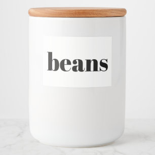 Étiquette Pour Bocaux Cuisine en céramique blanche Canards Accueil Stock