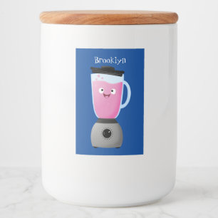 Étiquette Pour Bocaux Cute happy food mixender cuisine appareil dessin a