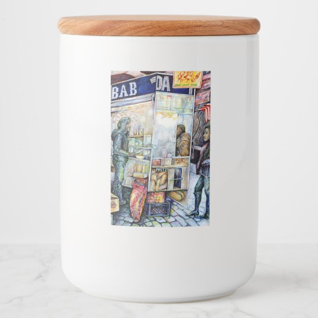 Étiquette Pour Bocaux Dans l'amour avec les problèmes, et dans les probl (Devant)