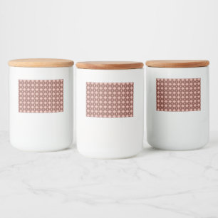 Étiquette Pour Bocaux diamant moka