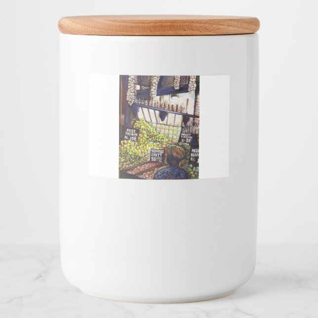 Étiquette Pour Bocaux Dimensions de curiosité (Devant)