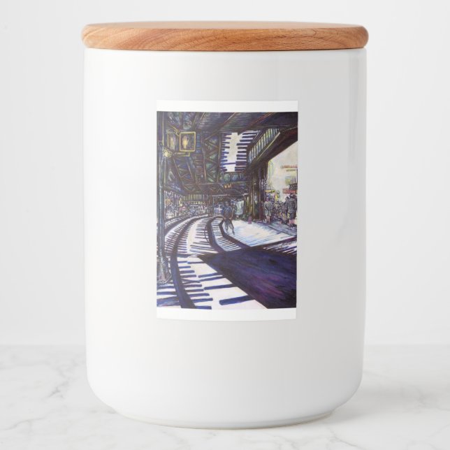 Étiquette Pour Bocaux Dusting the Piano (Devant)