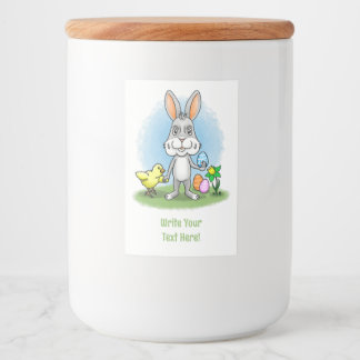 Étiquette Pour Bocaux Easter Bunny and the Chicken