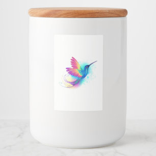 Étiquette Pour Bocaux Exotic Rainbow Hummingbird