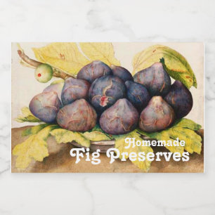 Étiquette Pour Bocaux FRUITS DE SAISON / FIGUES Préserver Jar À La Cuiss