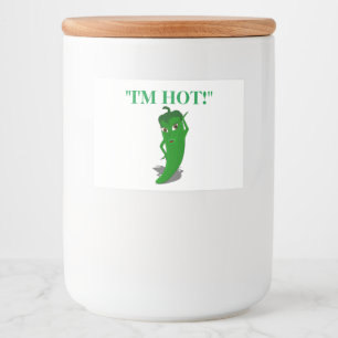 Étiquette Pour Bocaux Green Hot Pepper Diva