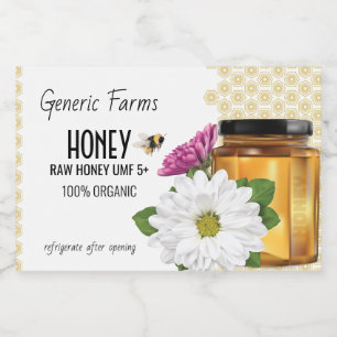 Étiquette Pour Bocaux Honeybee Honey Jar
