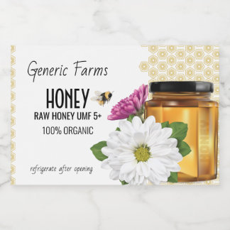Étiquette Pour Bocaux Honeybee Honey Jar