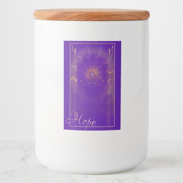 Étiquette Pour Bocaux Hope Canister (Devant)