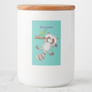Étiquette Pour Bocaux Illustration de dessin animé pour bébé joyeux R