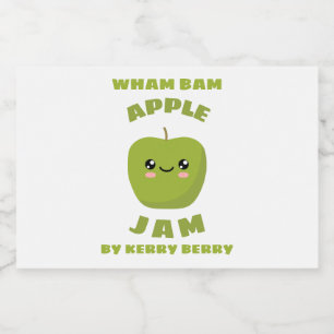 Étiquette Pour Bocaux Jam de Kawaii