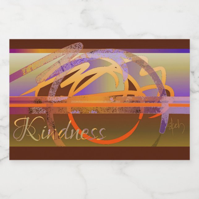 Étiquette Pour Bocaux Kindness Canister (Étiquettes simples)