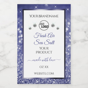 Étiquette Pour Bocaux Logo de l'étiquette de produit de bijoux de paille