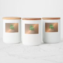 Logo d'entreprise de promotion en cuivre