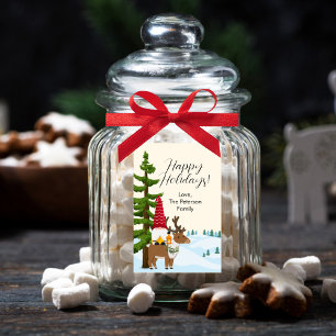 Étiquette Pour Bocaux Nordic Trek Joyeux Noël