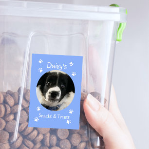 Étiquette Pour Bocaux Pot de traitement personnalisé pour animaux de com