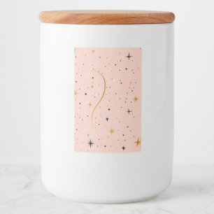 Étiquette Pour Bocaux StarKeep - Jar en verre avec Lid et Star Design